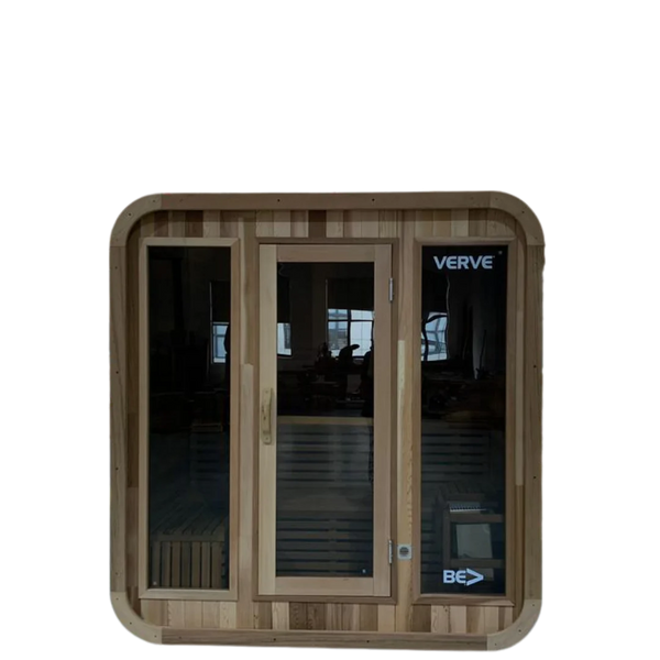 VERVE Clarity Outdoor Steam Sauna - Cedar