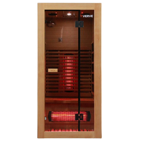 VERVE Vitality 1 Person Full Spectrum Infrared Sauna - Bowern