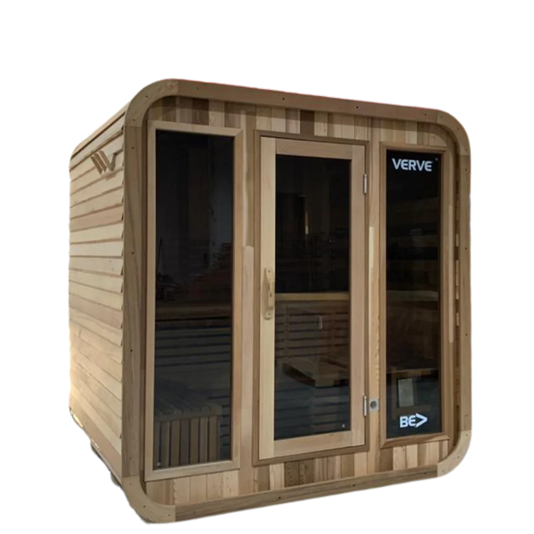 VERVE Clarity Outdoor Steam Sauna - Cedar