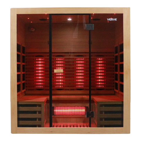 VERVE Vitality 4 Person Full Spectrum Infrared Sauna - Bowern