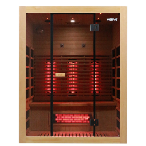 VERVE Vitality 3 Person Full Spectrum Infrared Sauna - Bowern